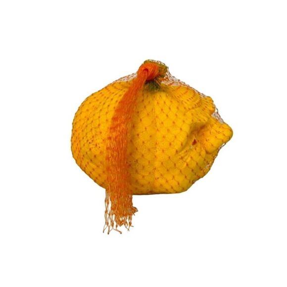 Vintage Foam Hyman Halloween Pumpkin Jack O Lantern Creepy Face Netting - Picture 4 of 5